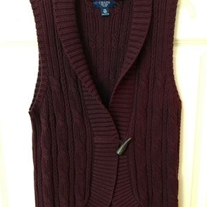 Chaps Sleeveless Sweater Vest